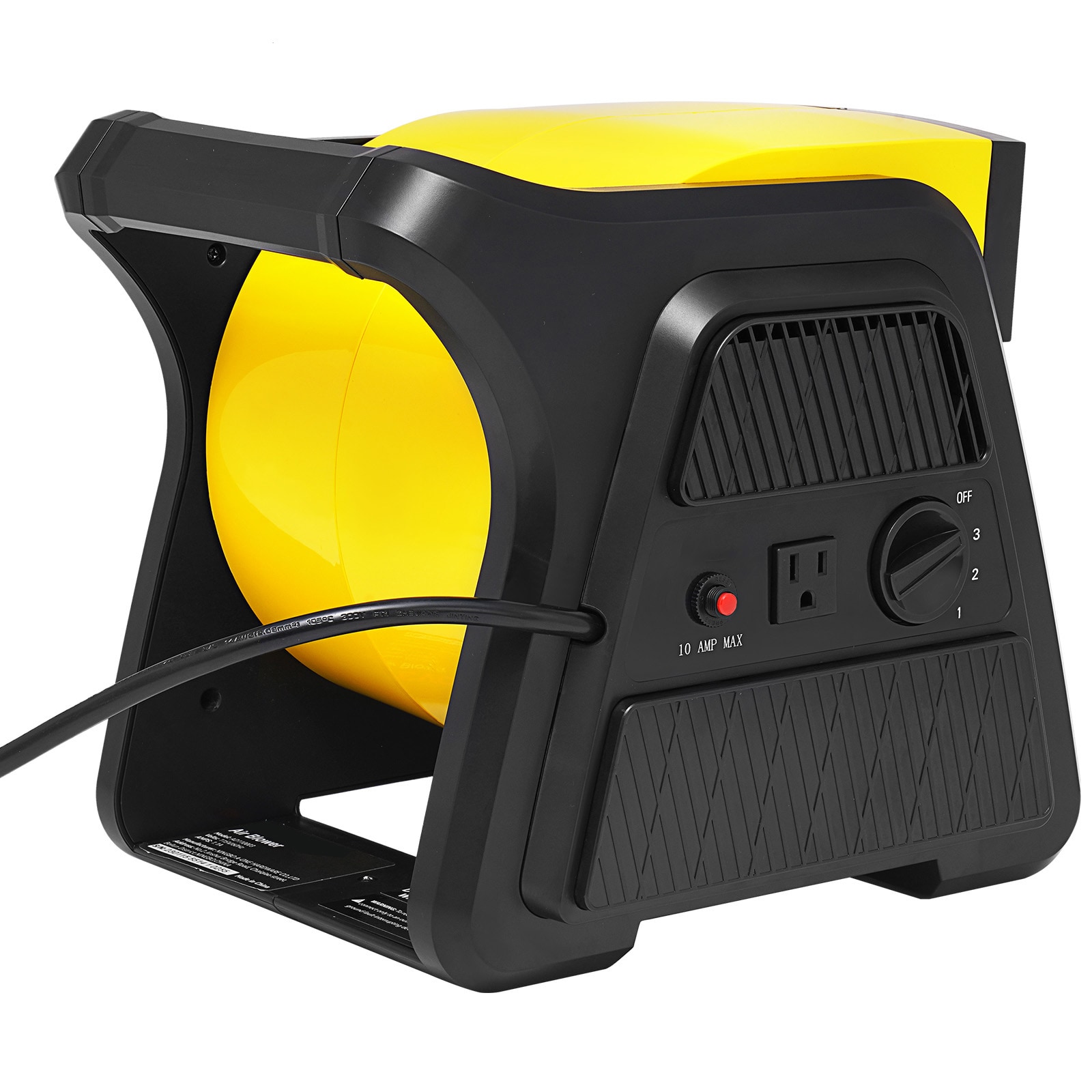 High Velocity Pivoting Utility Fan For Floor Drying And Cooling_voghion.com
